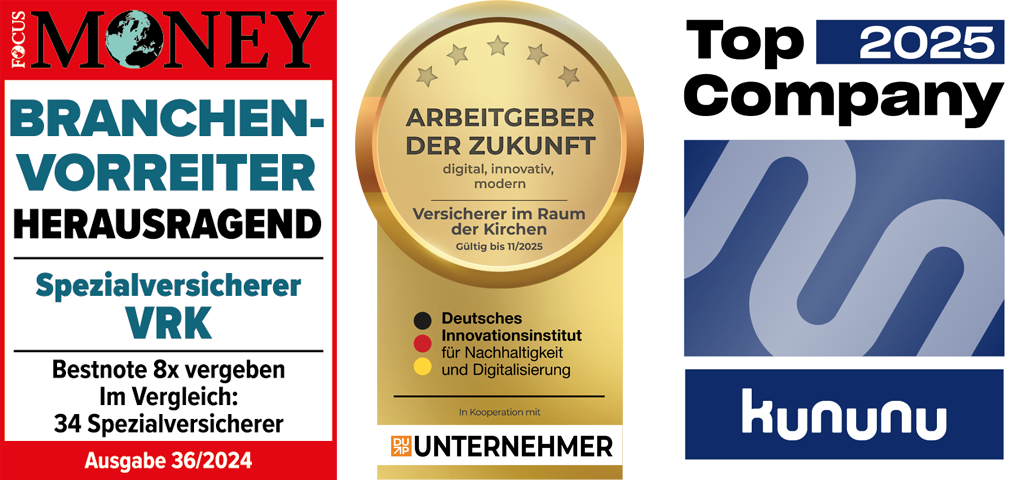 Logo: VRK Versicherer im Raum der Kirchen Lebensversicherung AG